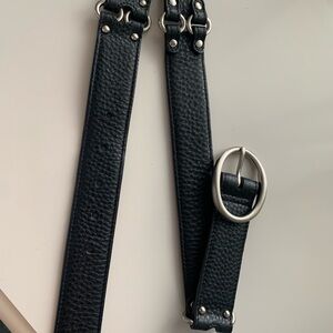 Cole Haan black leather belt beautiful